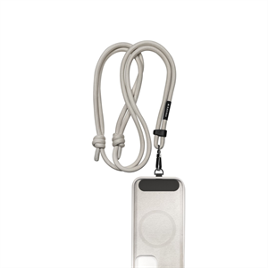 Black Rock Universal Lanyard, šnúrka na mobil, s karabínkou, 30-60 cm, farba Old White