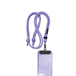 Black Rock Universal Lanyard, šnúrka na mobil, s karabínkou, 30-60 cm, fialová