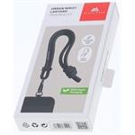 Black Rock Universal Wrist Band Lanyard, šnúrka/ pútko na mobil, s karabínkou, 25 cm, čierna