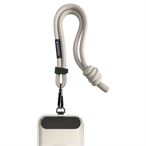 Black Rock Universal Wrist Band Lanyard, šnúrka/ pútko na mobil, s karabínkou, 25 cm, piesková