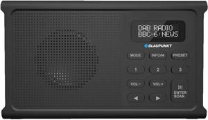 Blaupunkt DR3BK, prenosné DAB+, FM rádio, RDS, bluetooth, čierna