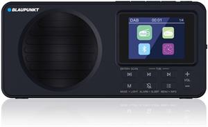 Blaupunkt DR6BK, prenosné DAB+/FM rádio, 2.4" LCD, RDS, bluetooth, čierna