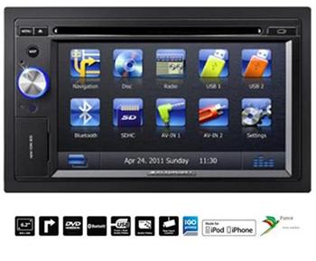 Blaupunkt New York 830 autorádio DVD/MP3/WMA/Radio, USB, 2DIN, Navigac