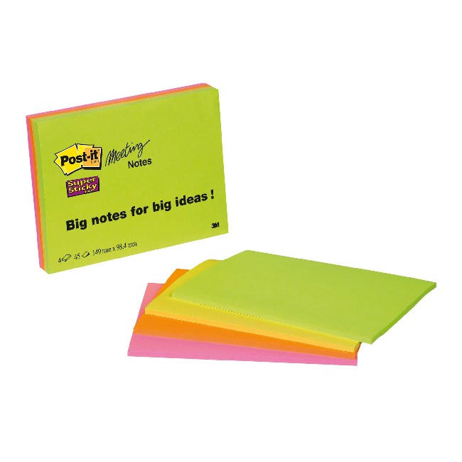 Blok 3M Post-it Meeting notes 149x98,4mm