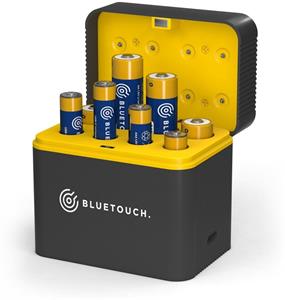 Bluetouch nabíjačka pre 8 batérií, AA/AAA, 1,5V, Li-ion, 8 batérií v balení, 4xAA, 4xAAA