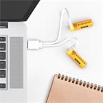 Bluetouch USB-C nabíjacia batéria, AA, 4100 mWh, 2 ks v balení