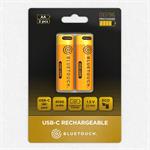 Bluetouch USB-C nabíjacia batéria, AA, 4100 mWh, 2 ks v balení