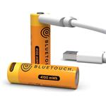 Bluetouch USB-C nabíjacia batéria, AA, 4100 mWh, 2 ks v balení