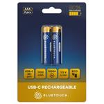 Bluetouch USB-C nabíjacie batérie, AAA, 1100 mWh, 2ks v balení