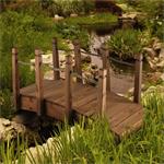 Blumfeldt Rialto, záhradný mostíik, masívne drevo