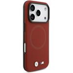 BMW M FW Metal Logo MagSafe kryt pre iPhone 17 Pro, červený