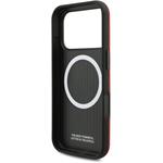 BMW M FW Metal Logo MagSafe kryt pre iPhone 17 Pro, červený