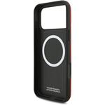 BMW M FW Metal Logo MagSafe kryt pre iPhone 17 Pro Max, červený