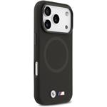 BMW M FW Metal Logo MagSafe kryt pre iPhone 17 Pro Max, čierny