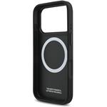 BMW M Tricolor Perforated Pattern MagSafe kryt pre iPhone 17 Pro, čierny