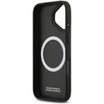 BMW M Tricolor Perforated Pattern MagSafe kryt pre iPhone 17, sivý