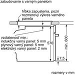 Bosch HBG5370B0, vstavaná rúra, čierna