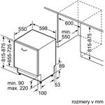 Bosch SMV68MD02E, vstavaná umývačka riadu