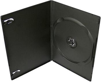 Box na 1 DVD, slim 7mm, čierny