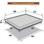 Brandt BPI 6428 X, indukčná varná doska