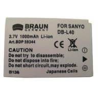 BRAUN akumulátor - SANYO DB-L40