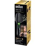 Braun BR 710 MN Satin Hair 7 IONTEC brush, kefa na vlasy, čierno strieborná