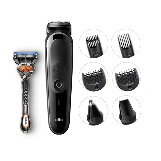 Braun MGK 5060 Grey, zastrihávač vlasov a fúzov