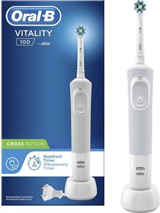 Braun ORAL-B Vitality Cross Action 100 white, elektrická zubná kefka