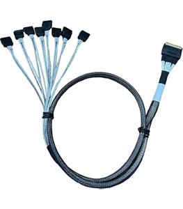 Broadcom SlimSAS x8 SFF-8654 do 8x SATA 1m