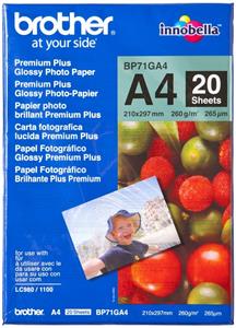 Brother A4 Premium, 260g, lesklý, 20ks