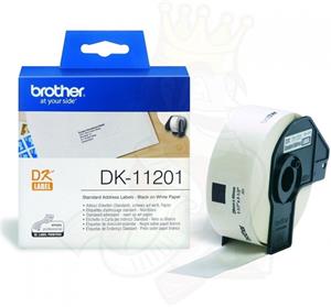 Brother DK-11201, 29x90 mm , papierové, štandardné adresy, 400 ks