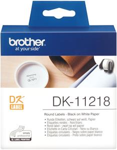 Brother DK-11218, 24 mm, papierové / guľaté, 1000 ks