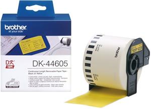 Brother DK-44605, 62mm, žltá / papierová rolka