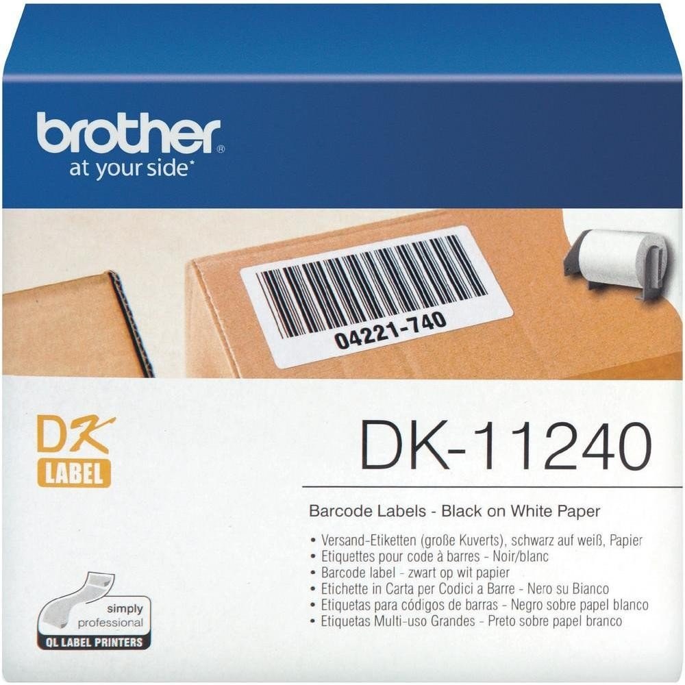 Brother DK11240, papierové štítky, 600 ks