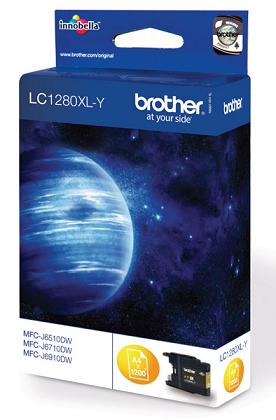 BROTHER LC-1280, žltý, 1200strán