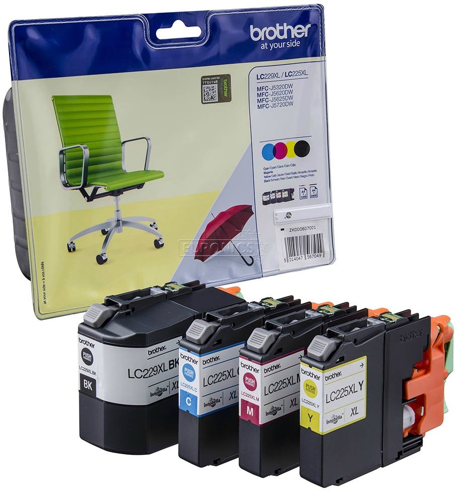 Brother LC-225 XL/LC-229 XL, multipack