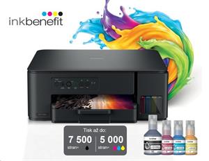 BROTHER multifunkce inkoustová DCP-T430W - A4 128MB 2400x600 16ppm USB 2.0. WIFI - INKTANK, INK BENEFIT