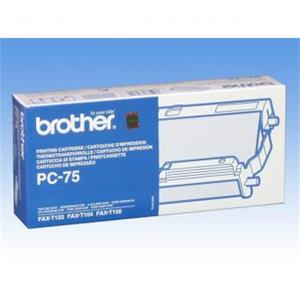 Brother originál fólia do faxu PC75, 1*140str., Brother Fax T-104, T-106