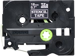 Brother originál páska do tlačiarne štítkov, Brother, STE-141, 3m, 18mm, kazeta s páskou Stencil