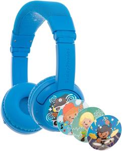 BuddyPhones Play+, detské slúchadlá, modré