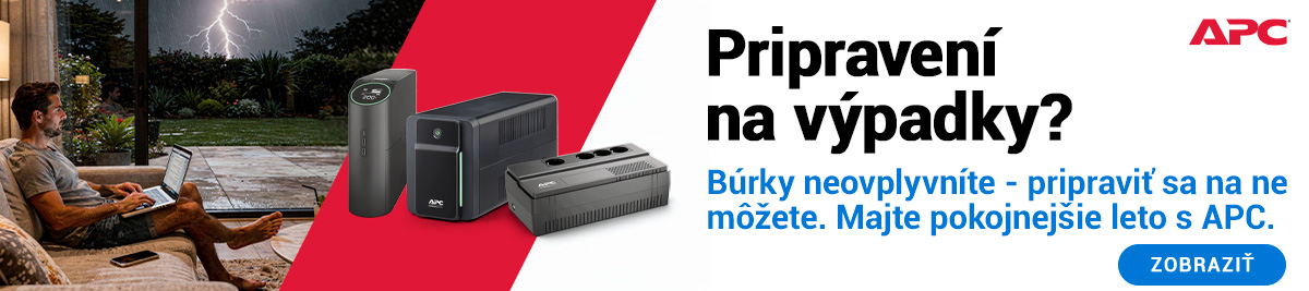 Buďte pripravení na výpadky s UPS APC