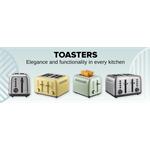 Buydeem DT640E, Hriankovač na 4 plátky, farba jemná žltá