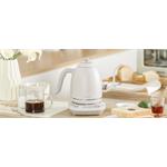 Buydeem K821, Varná kanvica s husím krkom na kávu, 0,8l, farba ovsená biela