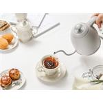 Buydeem K821, Varná kanvica s husím krkom na kávu, 0,8l, farba ovsená biela