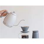 Buydeem K821, Varná kanvica s husím krkom na kávu, 0,8l, farba ovsená biela