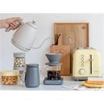 Buydeem K821, Varná kanvica s husím krkom na kávu, 0,8l, farba ovsená biela