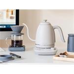 Buydeem K821, Varná kanvica s husím krkom na kávu, 0,8l, farba ovsená biela