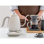 Buydeem K821, Varná kanvica s husím krkom na kávu, 0,8l, farba ovsená biela