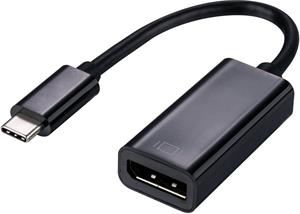 C-Tech adaptér USB-C na Displayport, M/F, 15cm