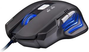 C-Tech Akantha (GM-01), myš, modré podsvietenie, čierna